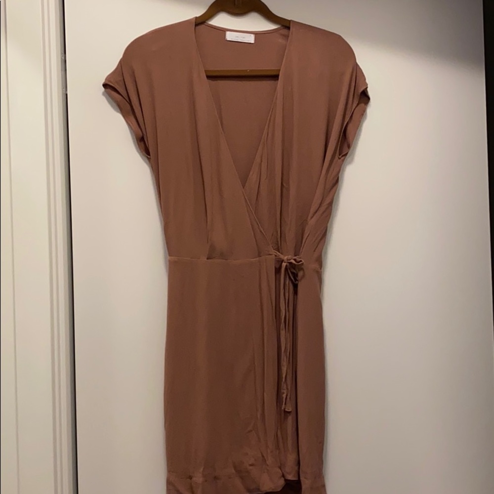 Oak + Fort Wrap Dress
